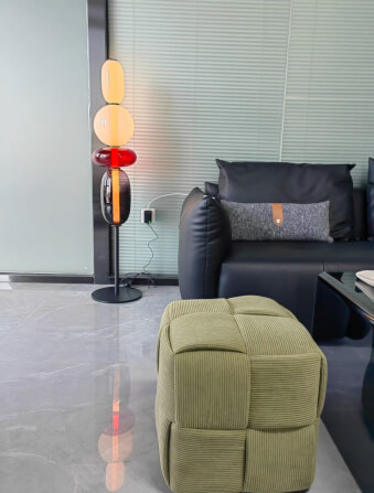 สตูลผ้าลูกฟูก MY DOLLS HOUSE COZY CUBE 38 ซม. สีเขียวใบชา_3